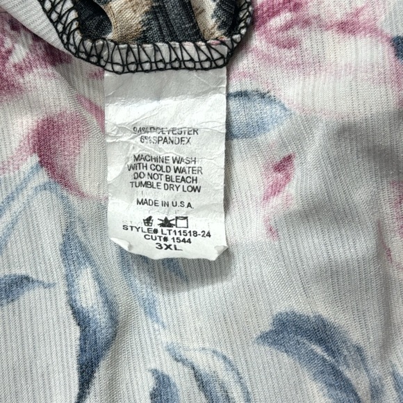 Floral Animal Print Sleeveless Tank Top - Picture 7 of 7